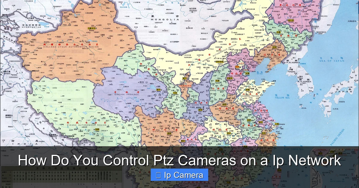 How Do You Control Ptz Cameras on a Ip Network