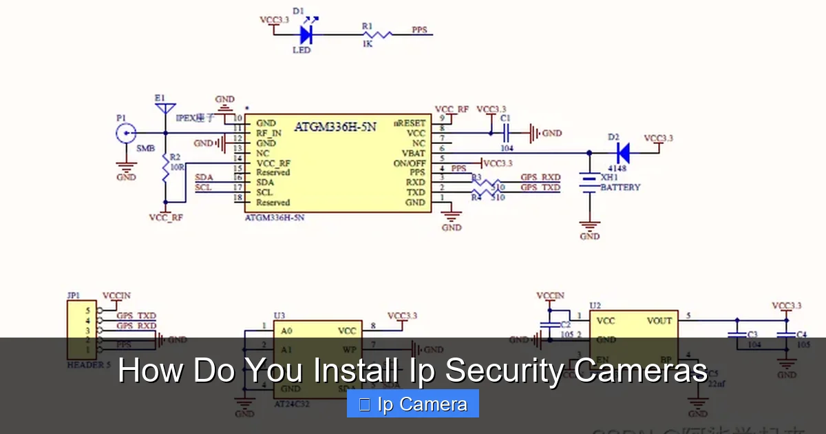 How Do You Install Ip Security Cameras