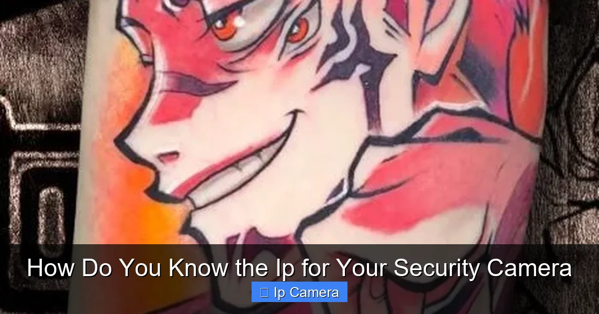 How Do You Know the Ip for Your Security Camera