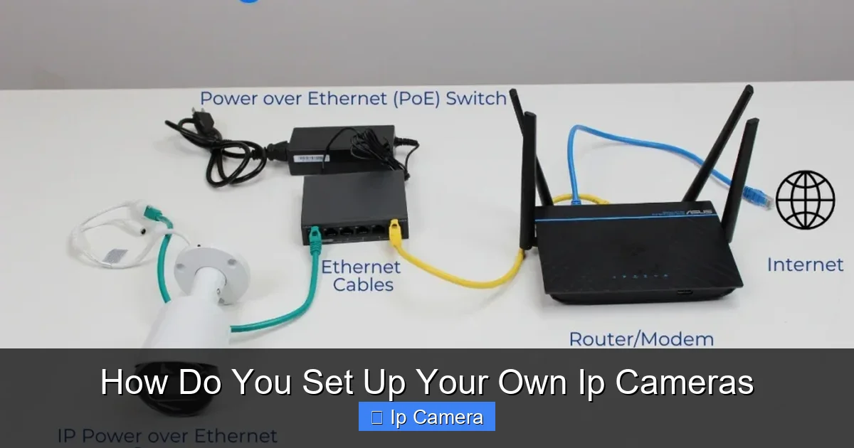 How Do You Set Up Your Own Ip Cameras