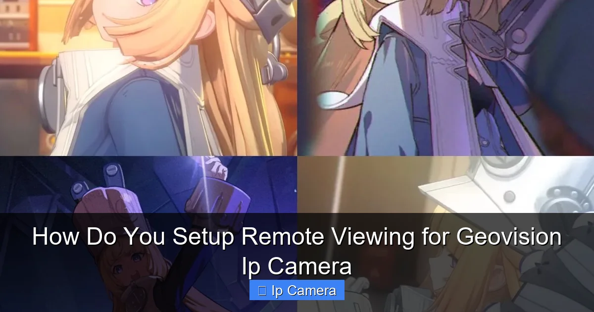 How Do You Setup Remote Viewing for Geovision Ip Camera