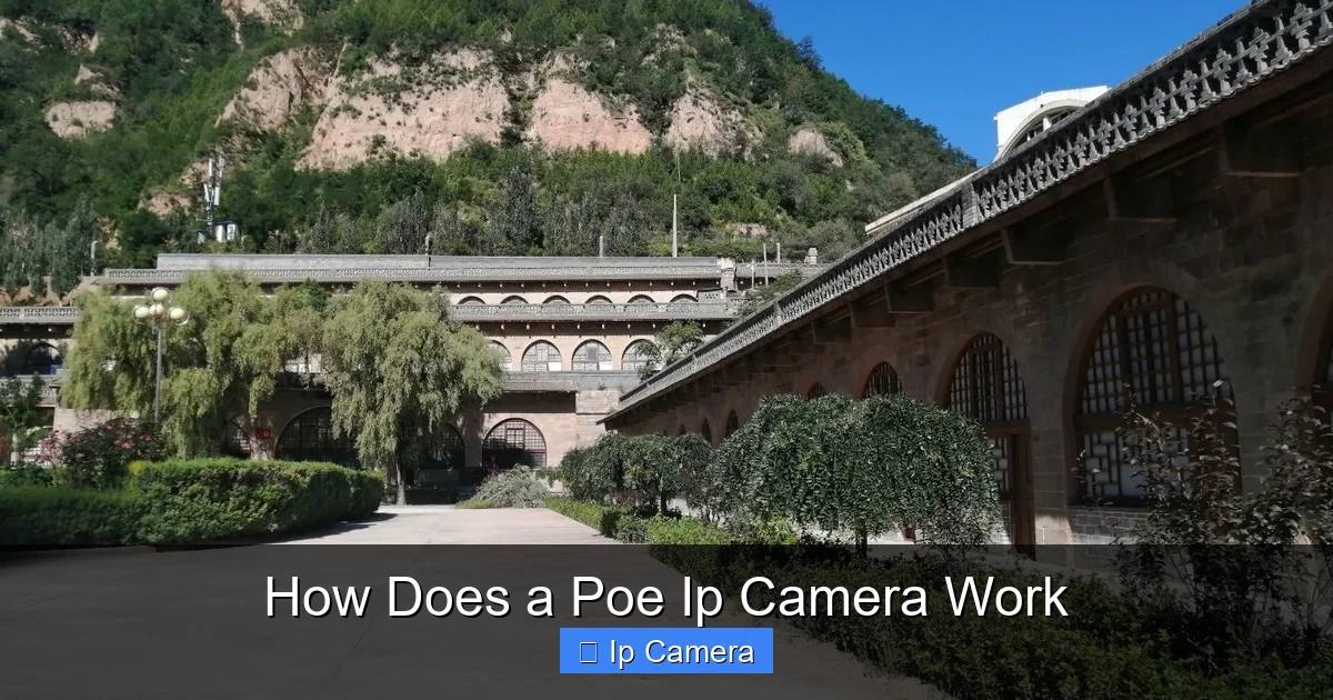 How Does a Poe Ip Camera Work