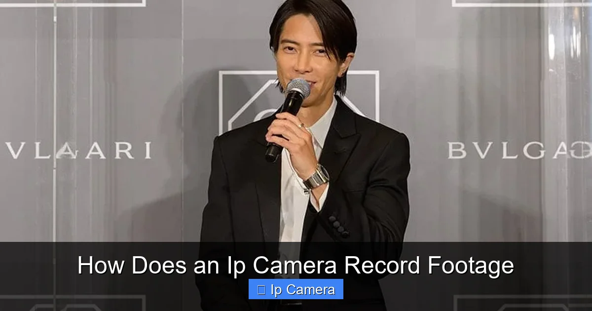 How Does an Ip Camera Record Footage