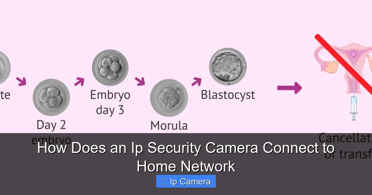 How Does an Ip Security Camera Connect to Home Network