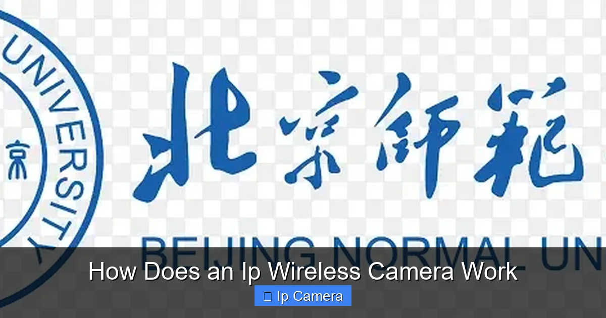 How Does an Ip Wireless Camera Work
