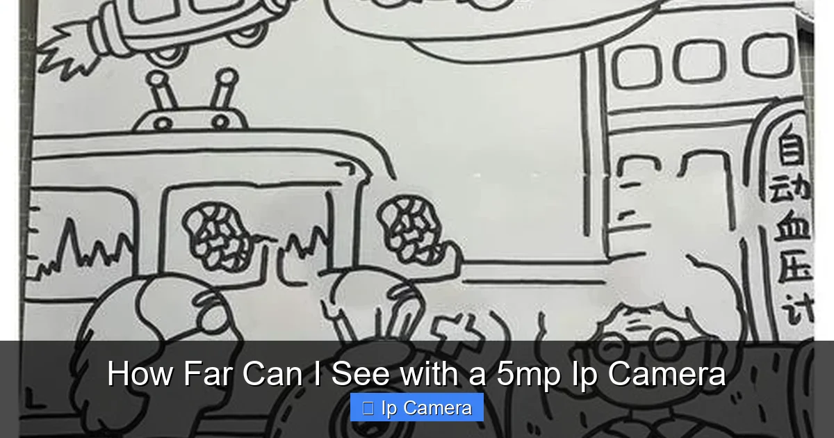How Far Can I See with a 5mp Ip Camera
