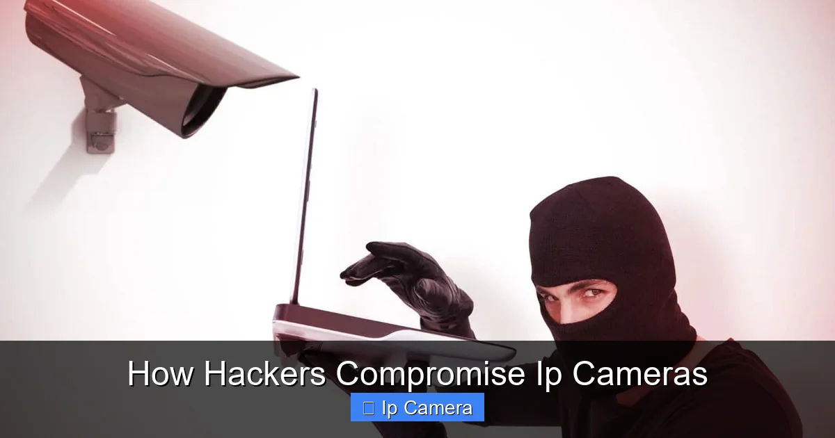 How Hackers Compromise Ip Cameras