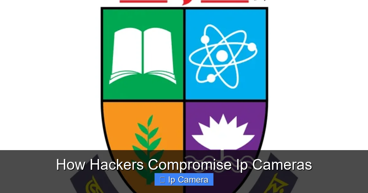 How Hackers Compromise Ip Cameras