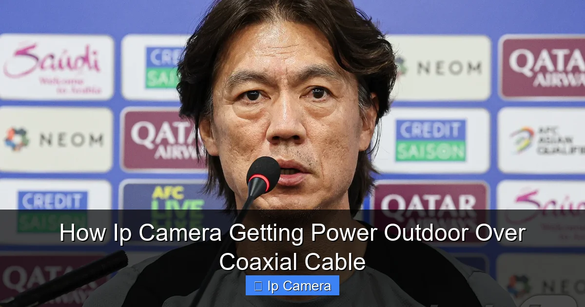 How Ip Camera Getting Power Outdoor Over Coaxial Cable