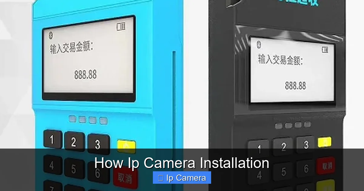 How Ip Camera Installation