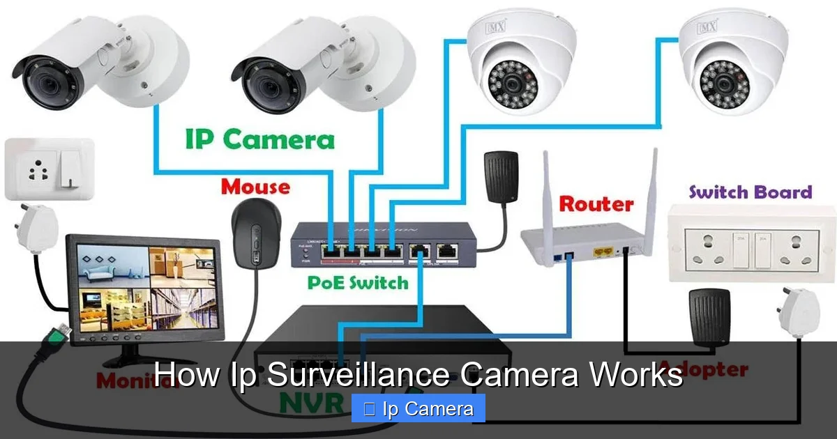 How Ip Surveillance Camera Works
