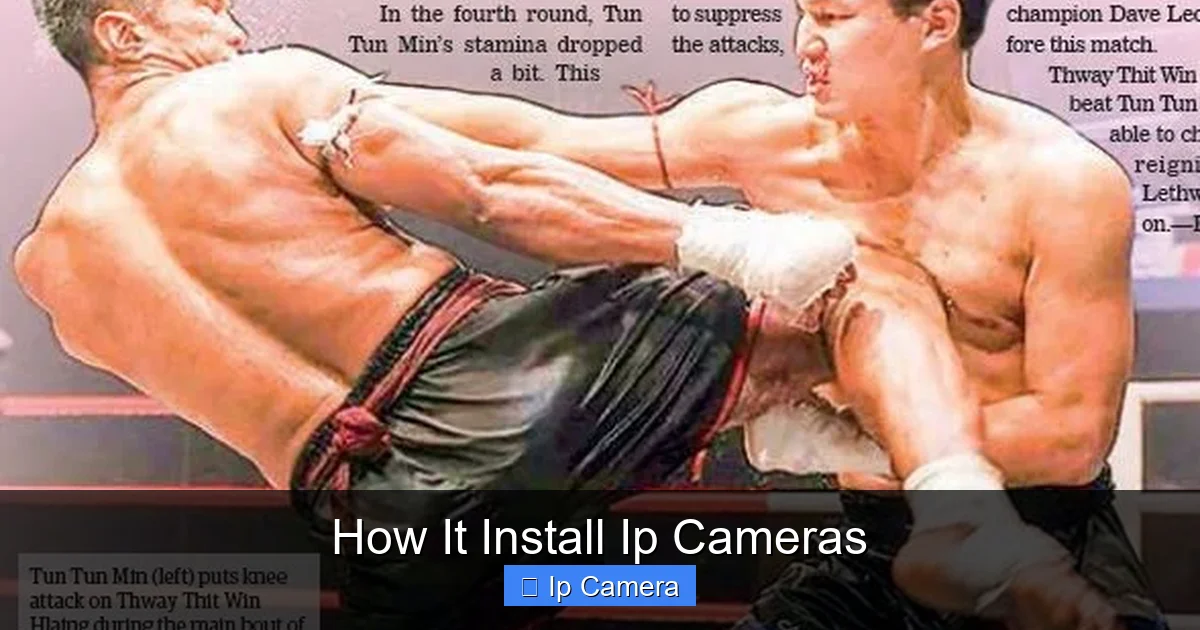 How It Install Ip Cameras