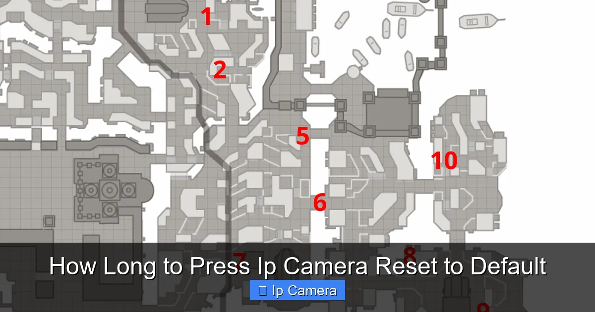 How Long to Press Ip Camera Reset to Default