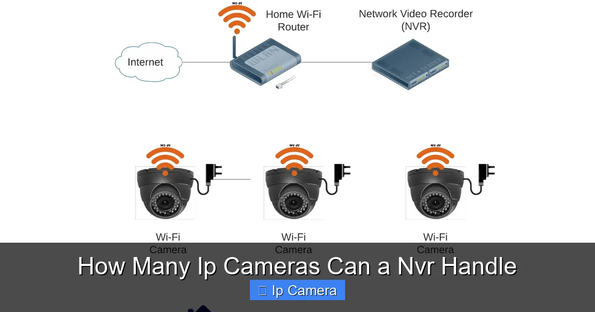 How Many Ip Cameras Can a Nvr Handle