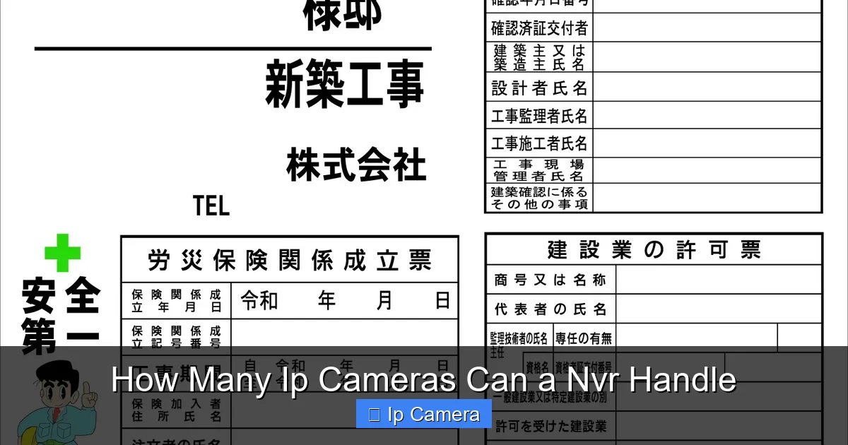 How Many Ip Cameras Can a Nvr Handle