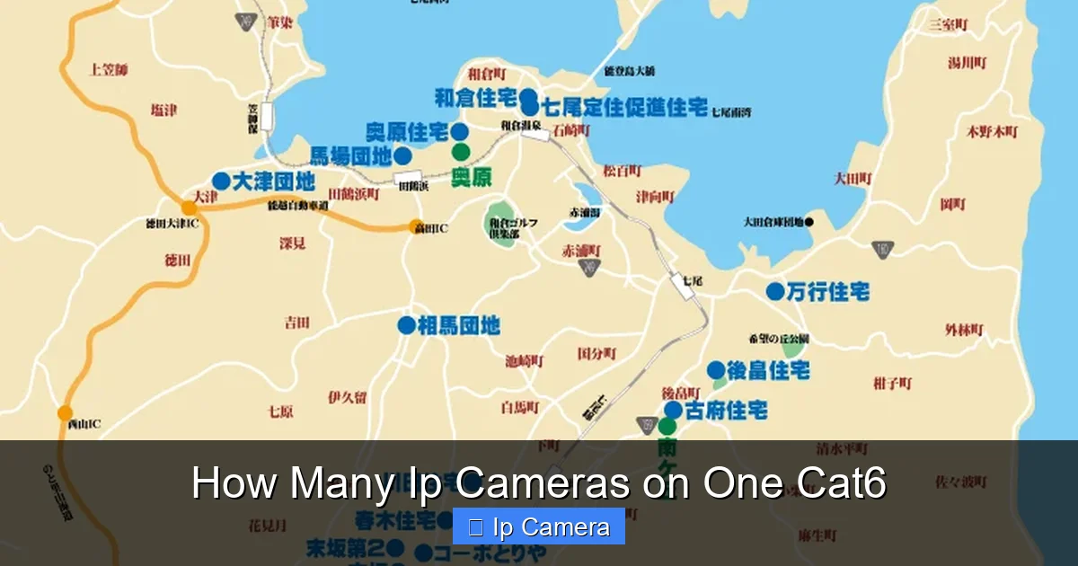 How Many Ip Cameras on One Cat6