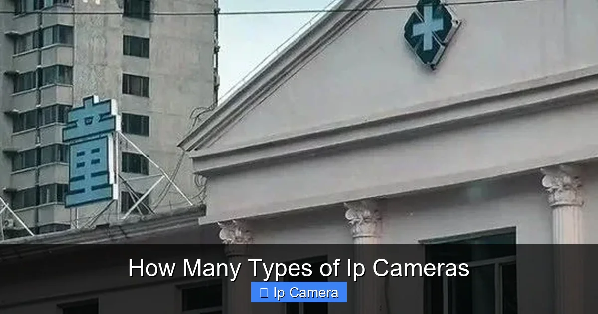 How Many Types of Ip Cameras