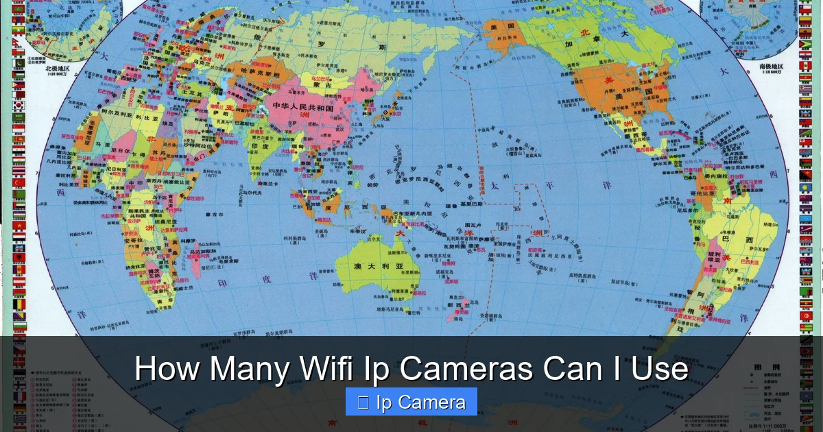 How Many Wifi Ip Cameras Can I Use
