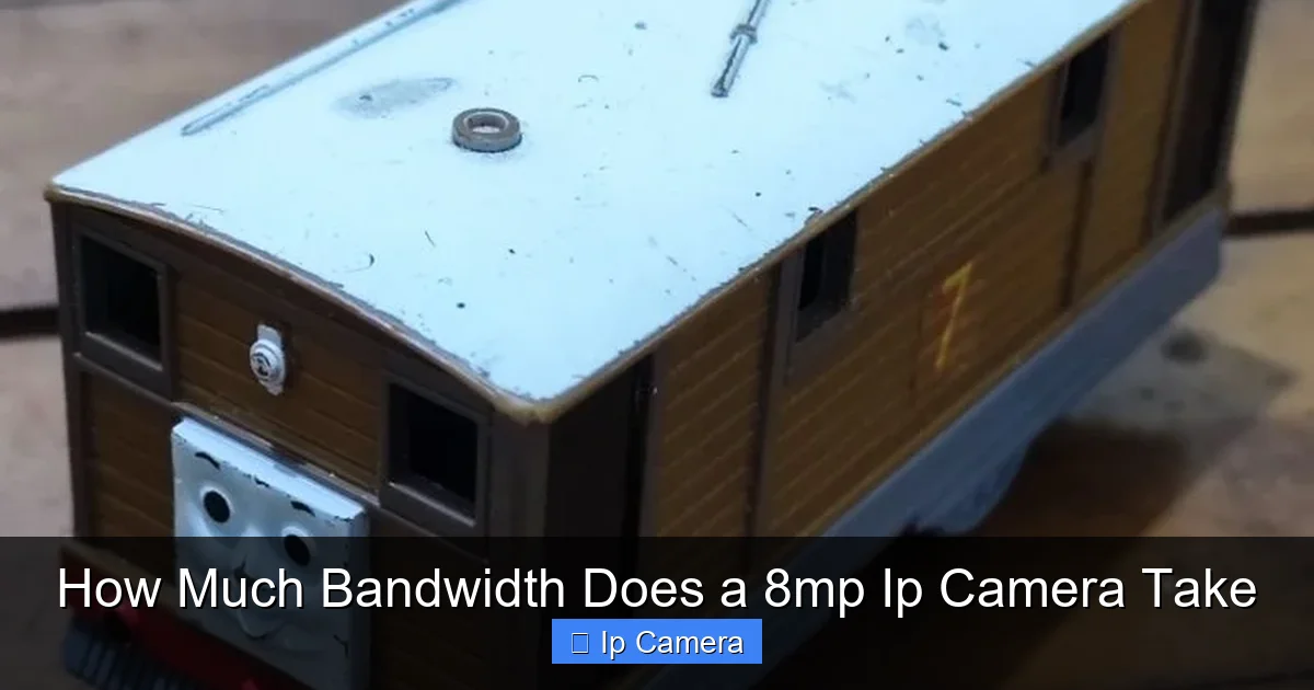 How Much Bandwidth Does a 8mp Ip Camera Take