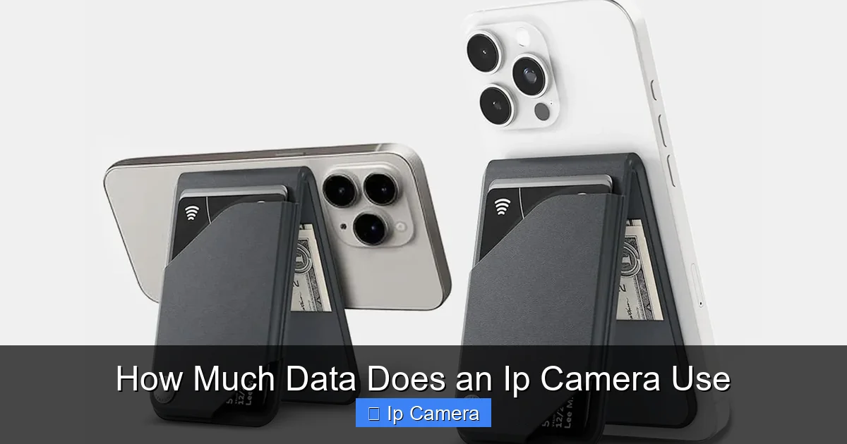 How Much Data Does an Ip Camera Use