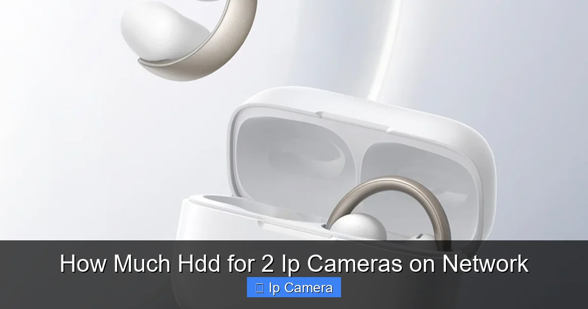 How Much Hdd for 2 Ip Cameras on Network