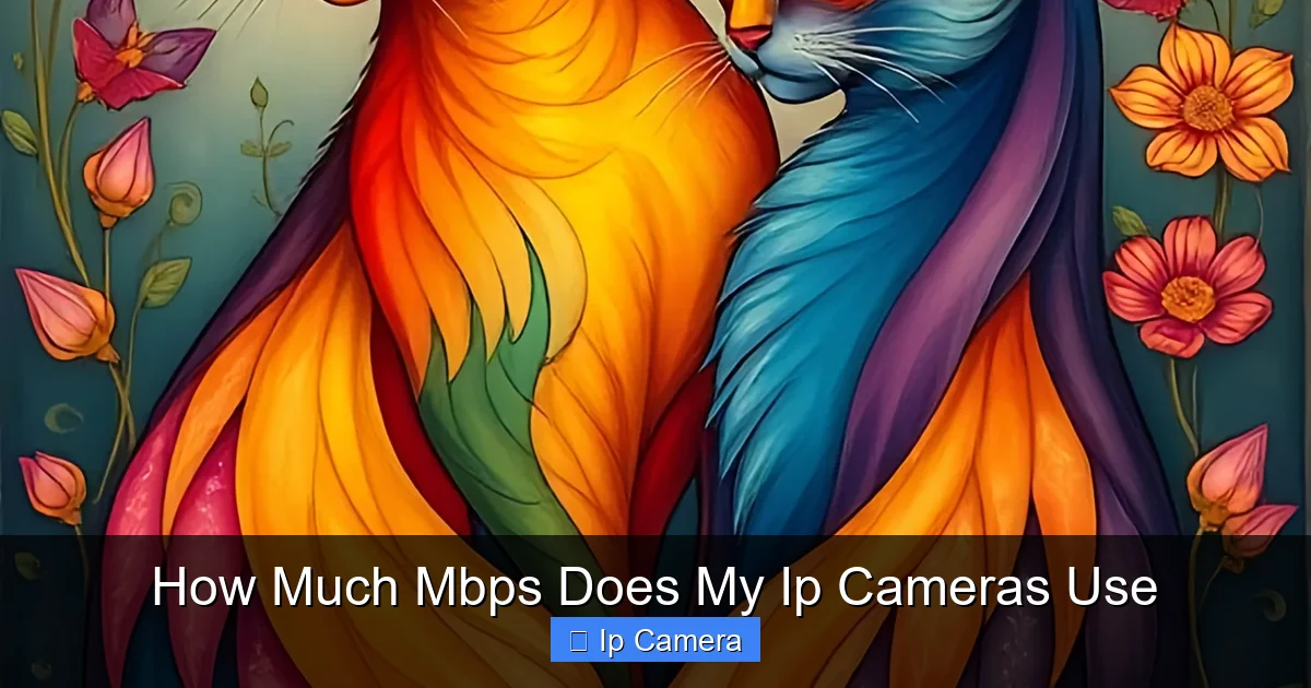 How Much Mbps Does My Ip Cameras Use