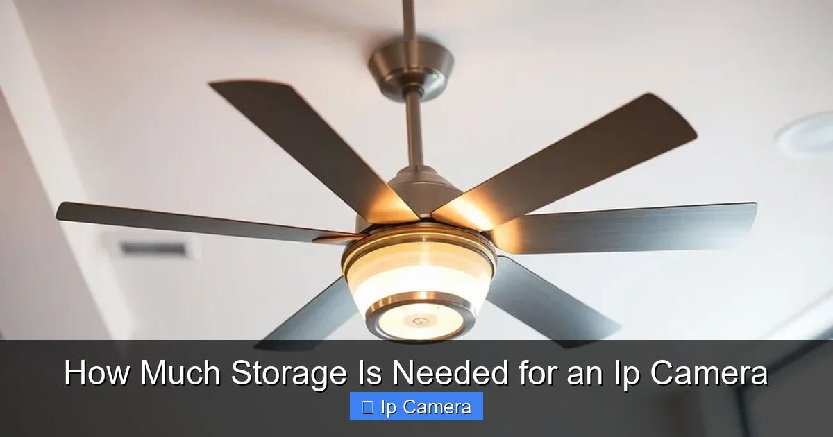 How Much Storage Is Needed for an Ip Camera
