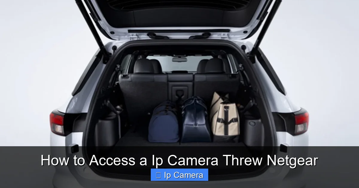 How to Access a Ip Camera Threw Netgear