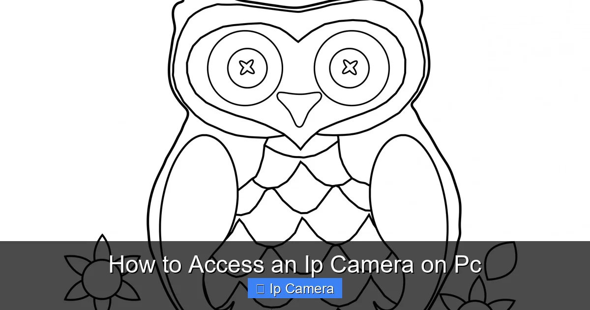 How to Access an Ip Camera on Pc