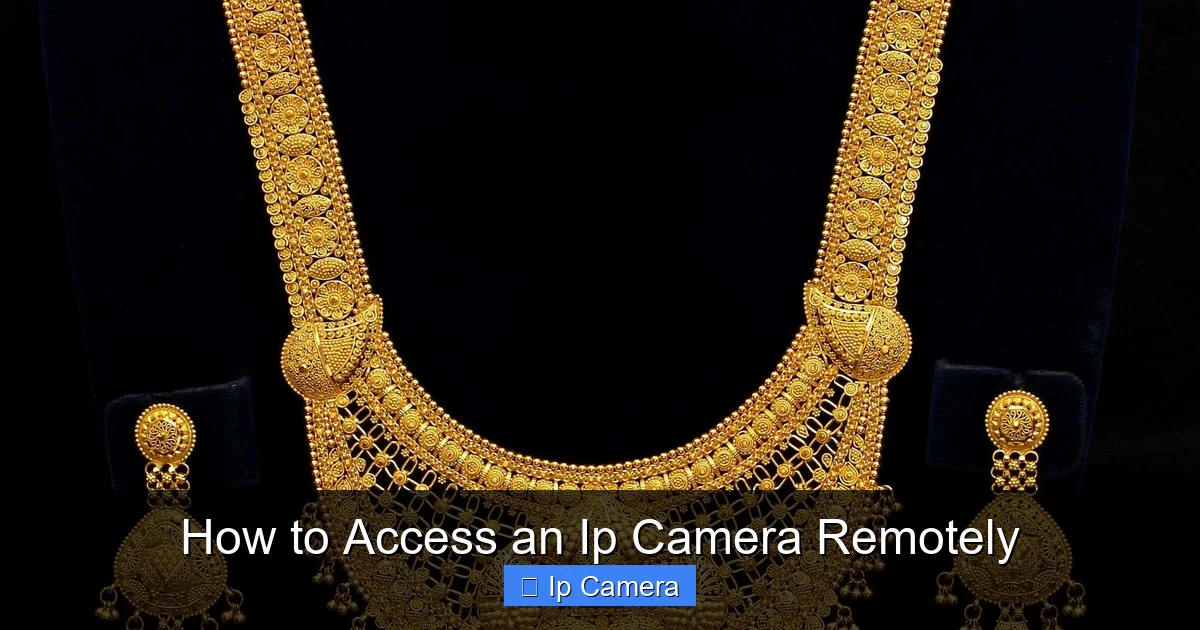How to Access an Ip Camera Remotely