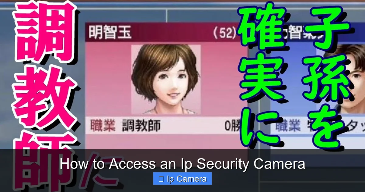 How to Access an Ip Security Camera