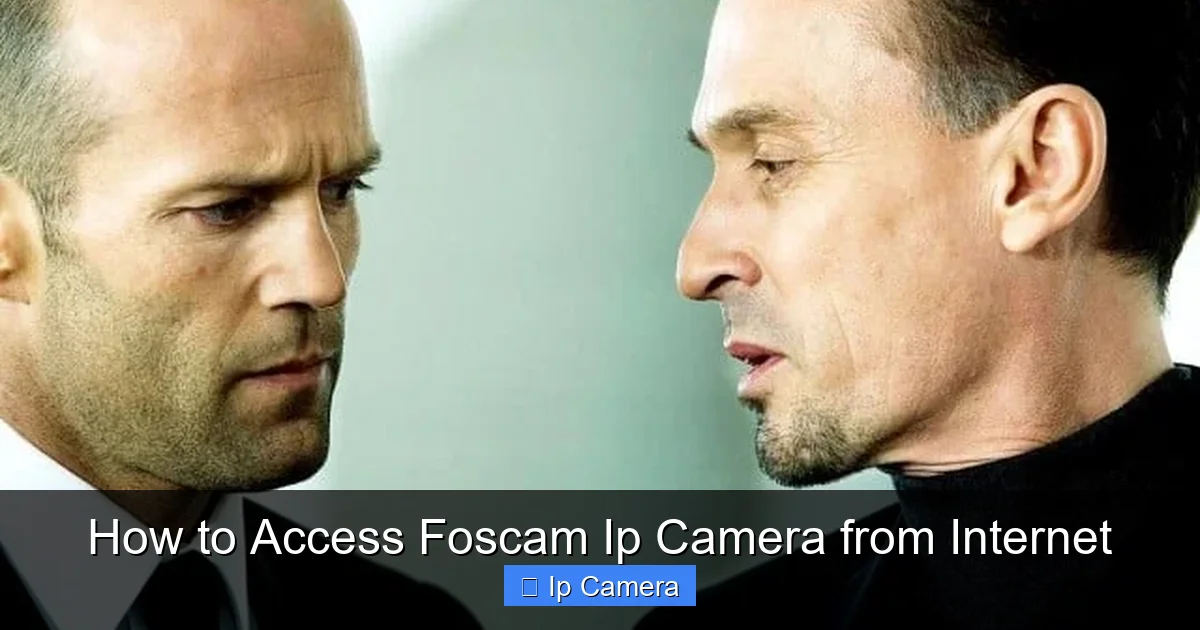 How to Access Foscam Ip Camera from Internet
