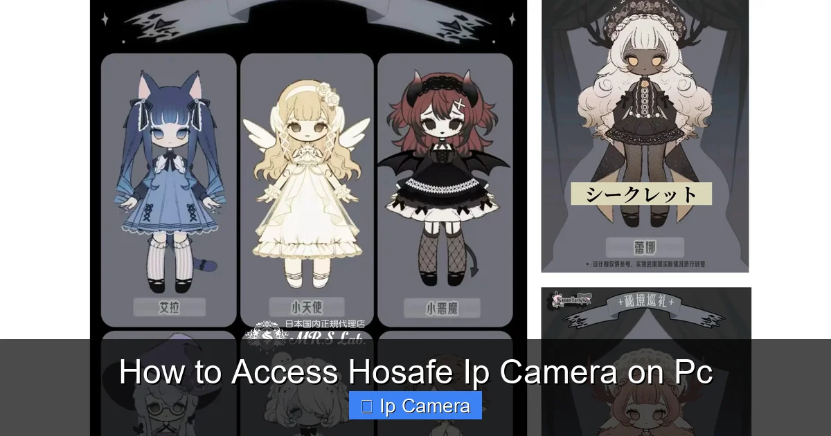How to Access Hosafe Ip Camera on Pc
