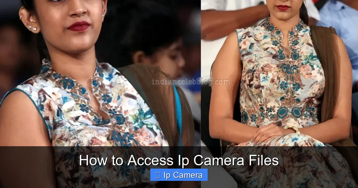 How to Access Ip Camera Files