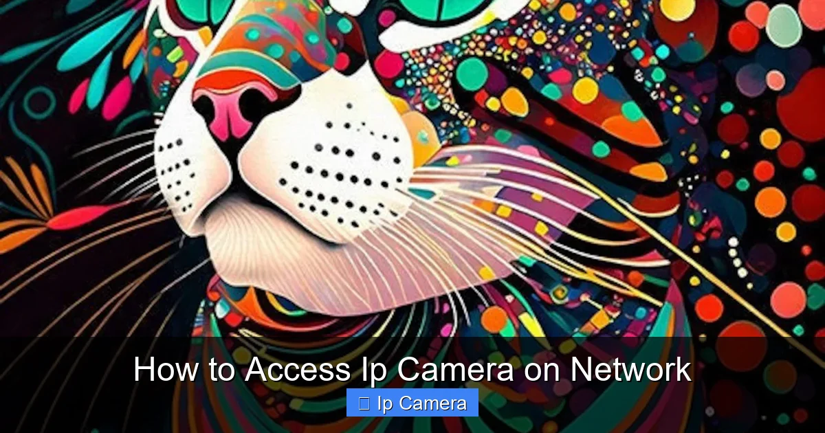 How to Access Ip Camera on Network
