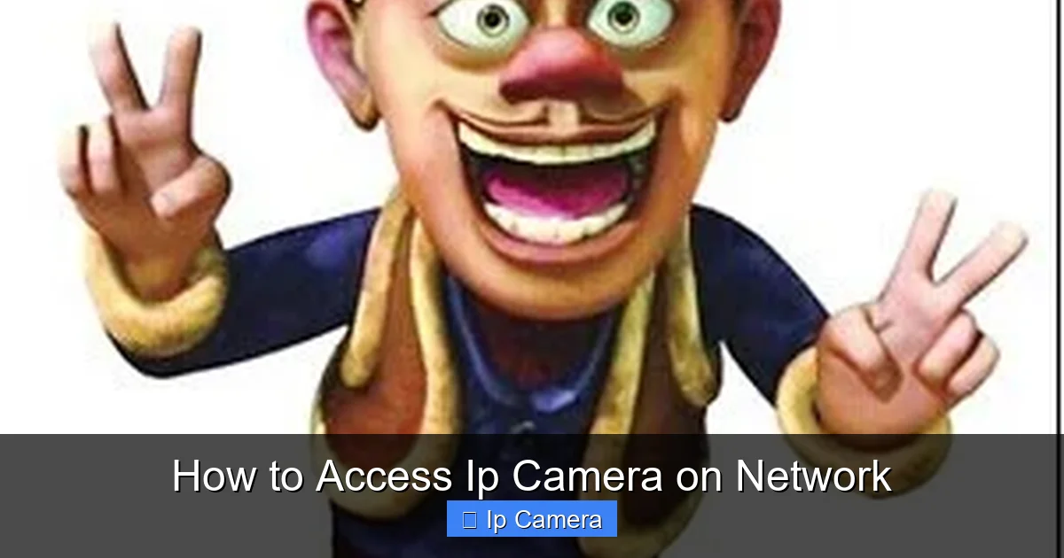 How to Access Ip Camera on Network