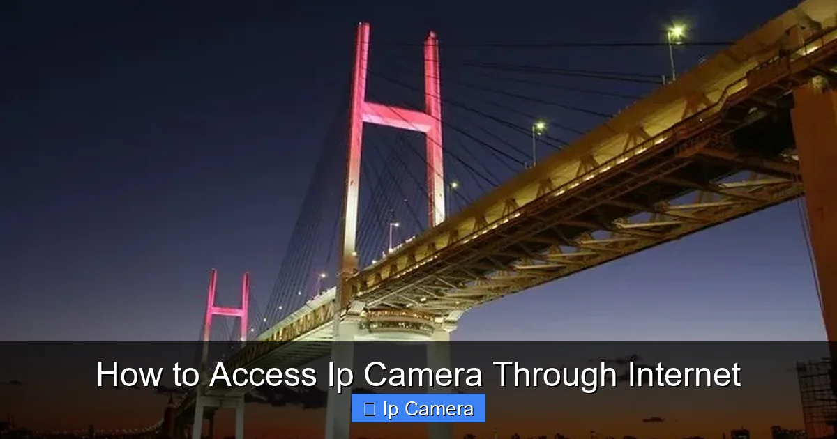 How to Access Ip Camera Through Internet