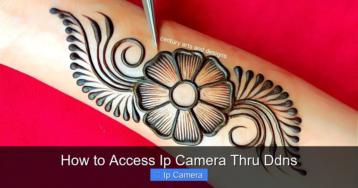 How to Access Ip Camera Thru Ddns