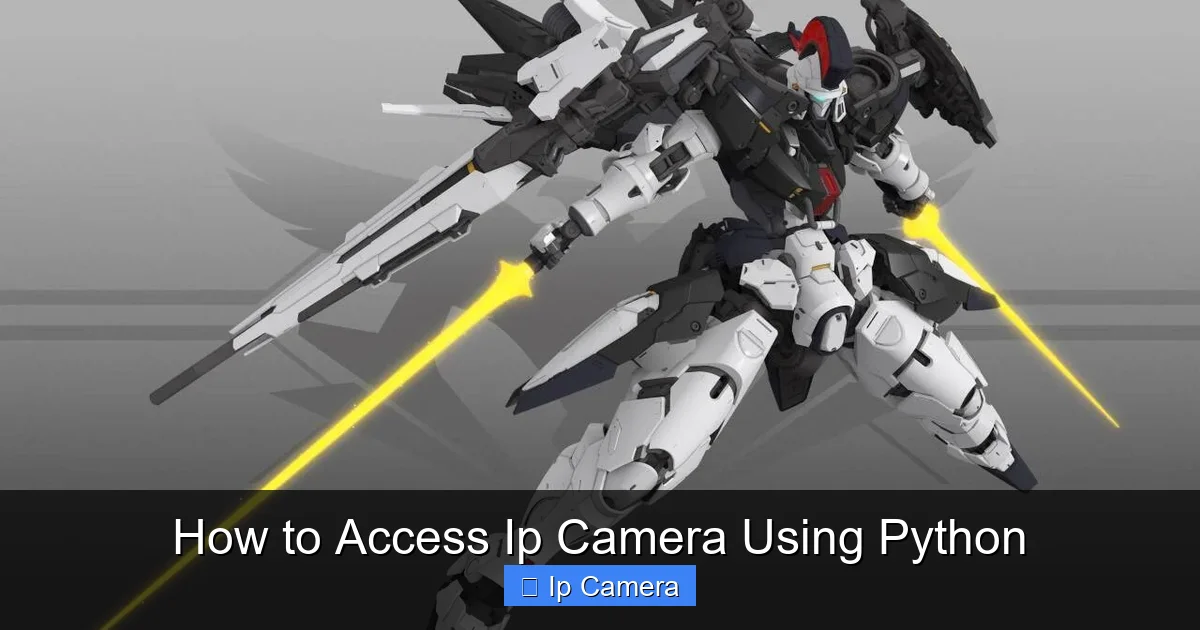 How to Access Ip Camera Using Python