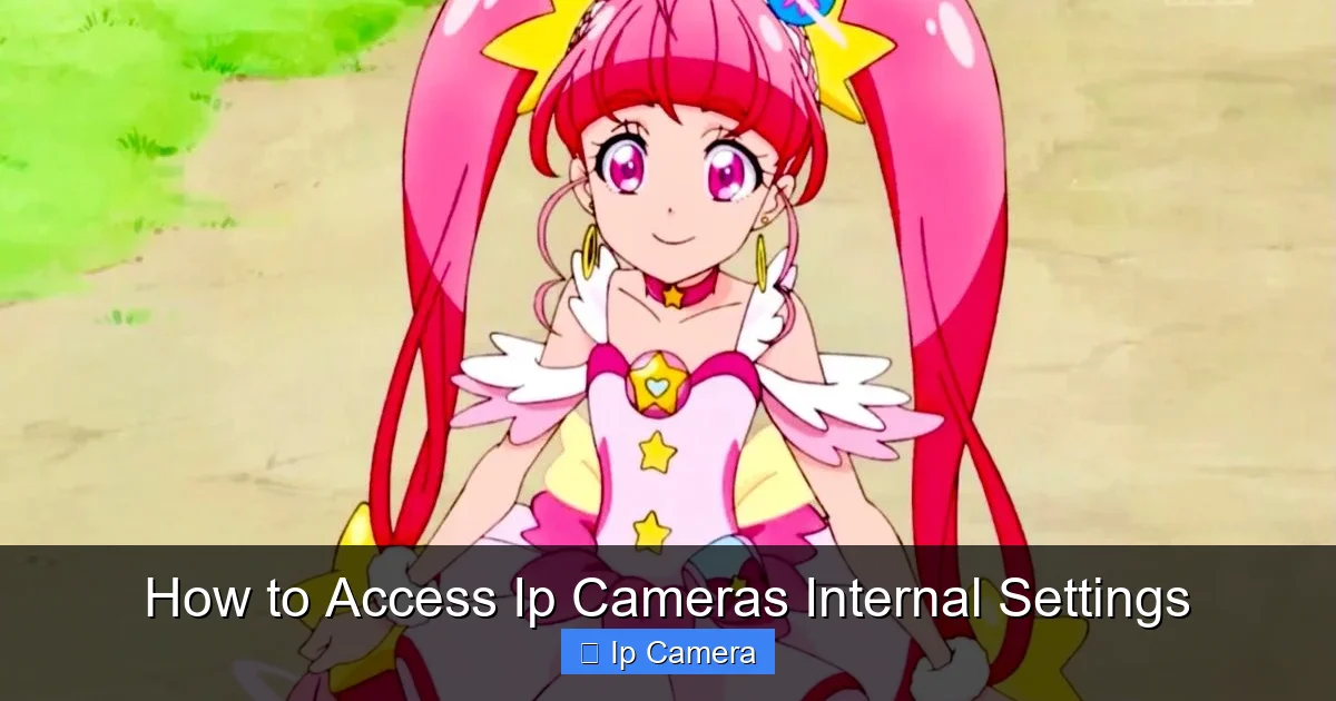 How to Access Ip Cameras Internal Settings
