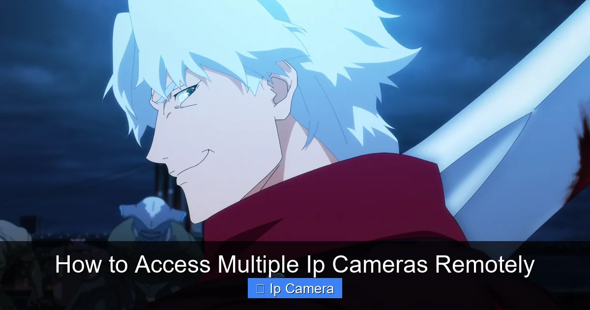 How to Access Multiple Ip Cameras Remotely