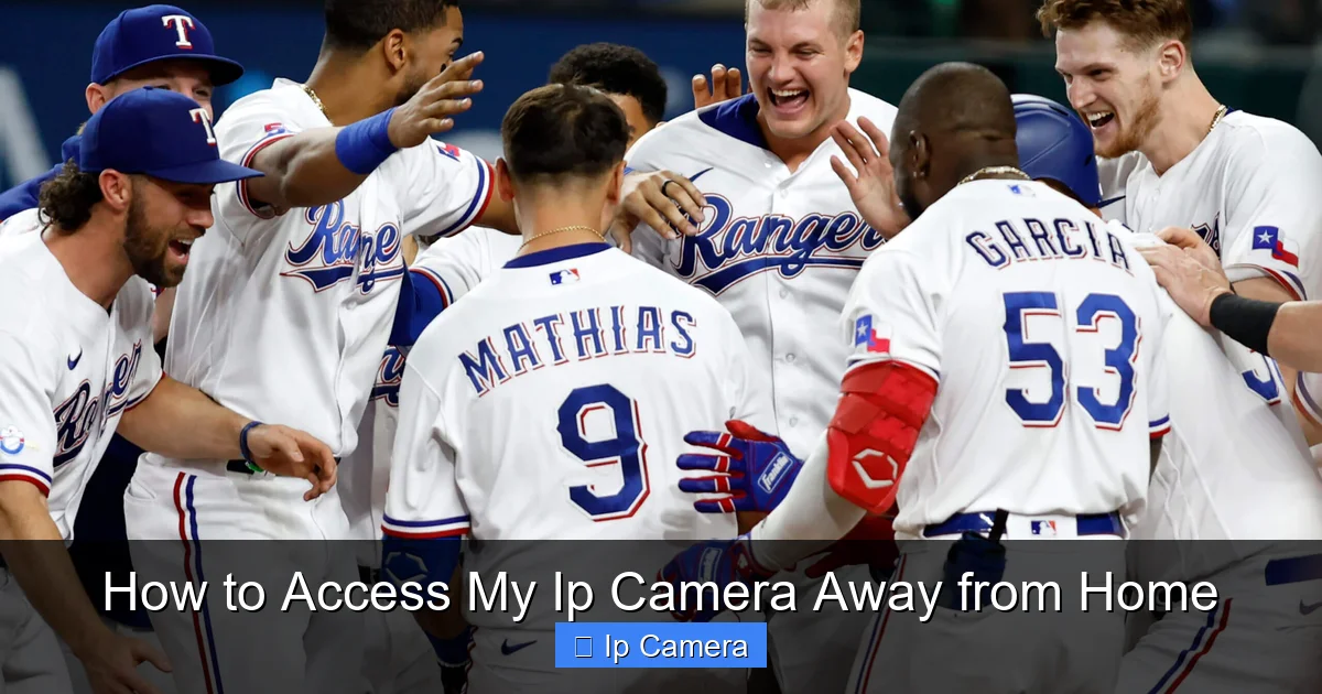 How to Access My Ip Camera Away from Home