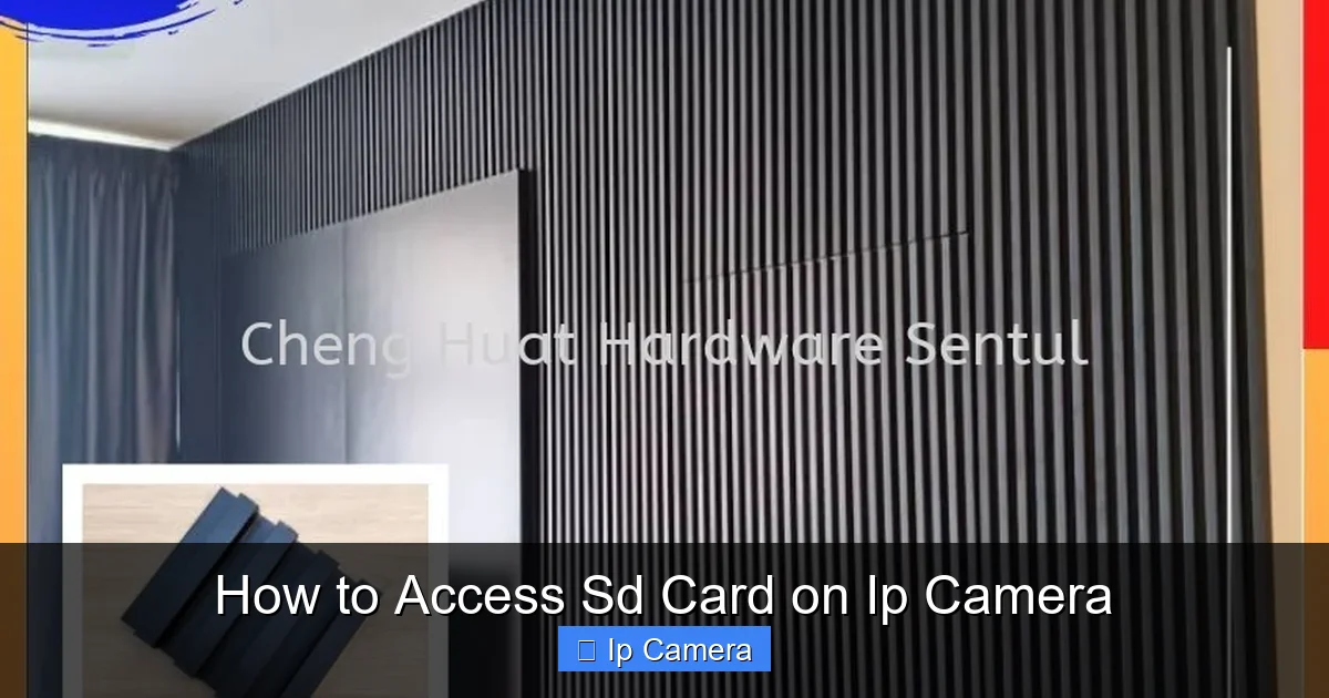How to Access Sd Card on Ip Camera