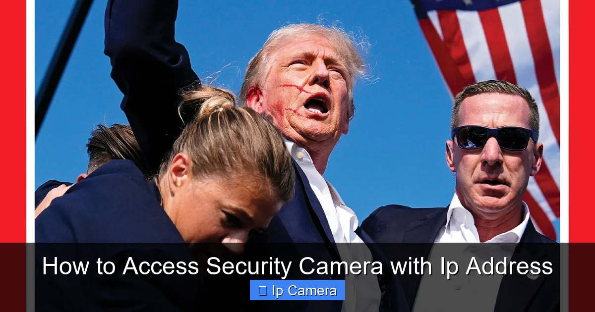 How to Access Security Camera with Ip Address