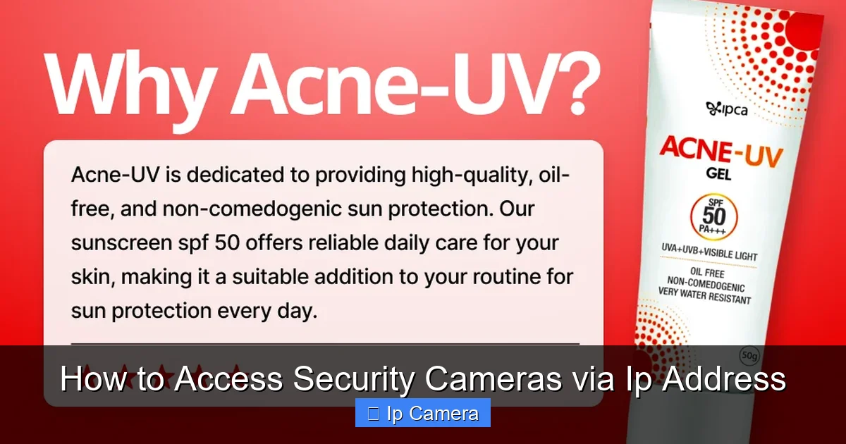 How to Access Security Cameras via Ip Address