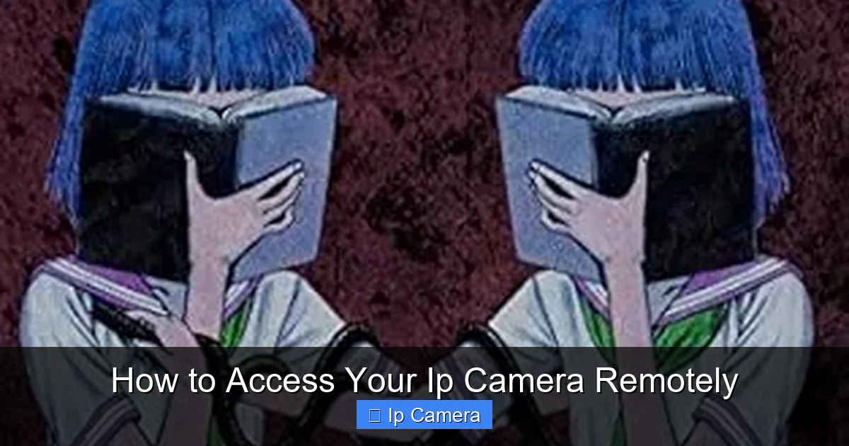 How to Access Your Ip Camera Remotely