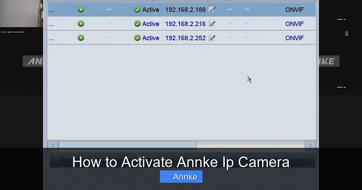 How to Activate Annke Ip Camera