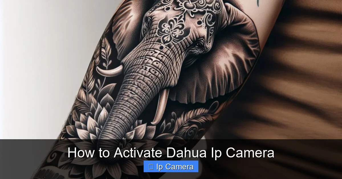How to Activate Dahua Ip Camera