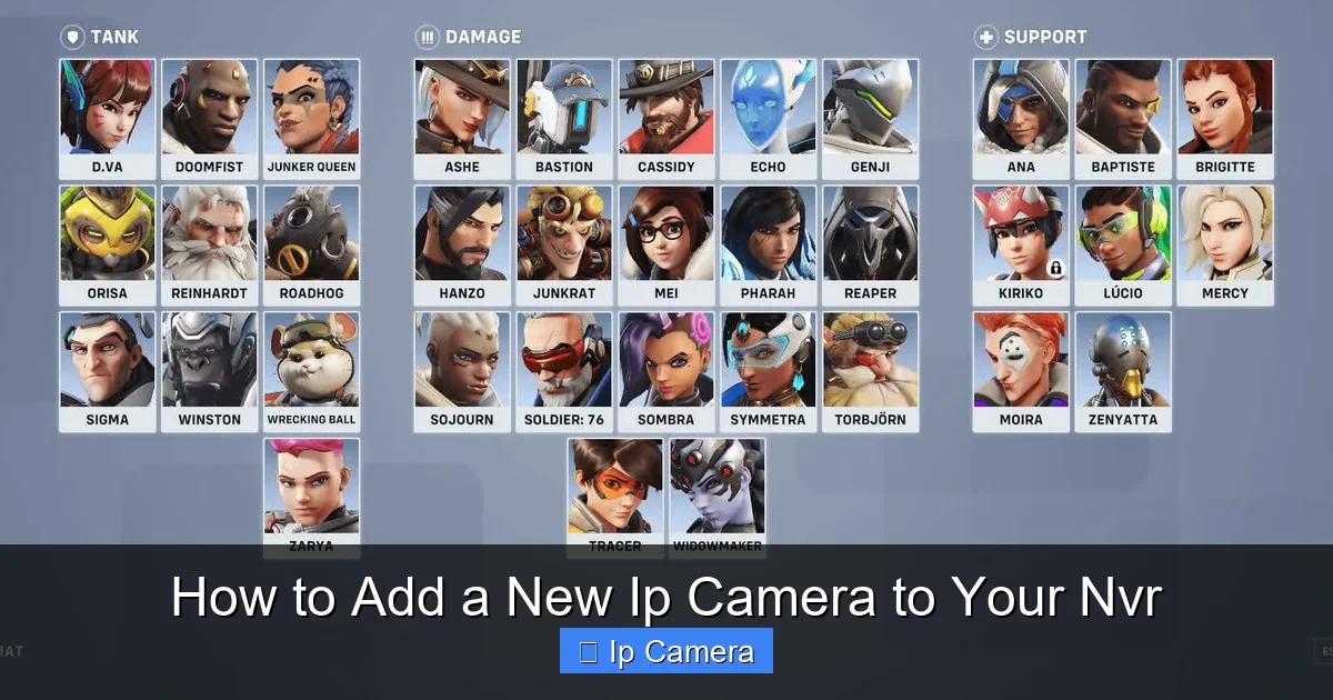 How to Add a New Ip Camera to Your Nvr