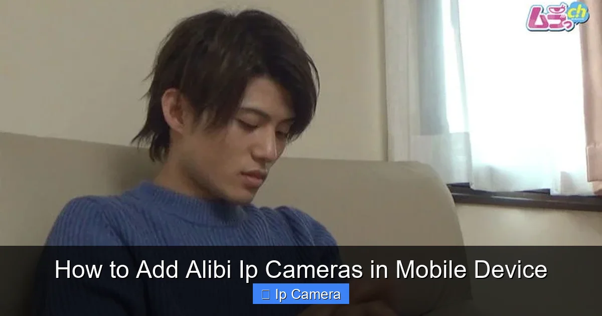 How to Add Alibi Ip Cameras in Mobile Device